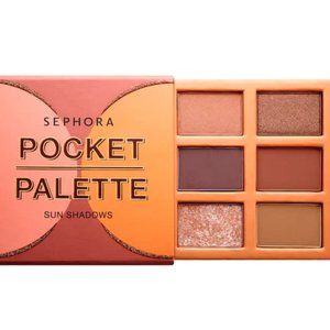 Sephora Pocket Pallet - New in Box - Warm Dusk - Dark Orange Tones Eyeshadow
